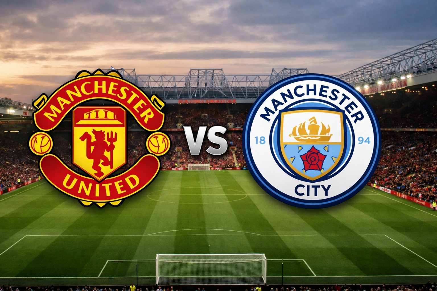 Superkomputer Prediksi Hasil Manchester United vs Manchester City