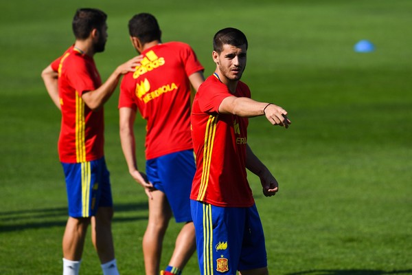 Alvaro Morata Jadi Kiper Di Timnas Spanyol
