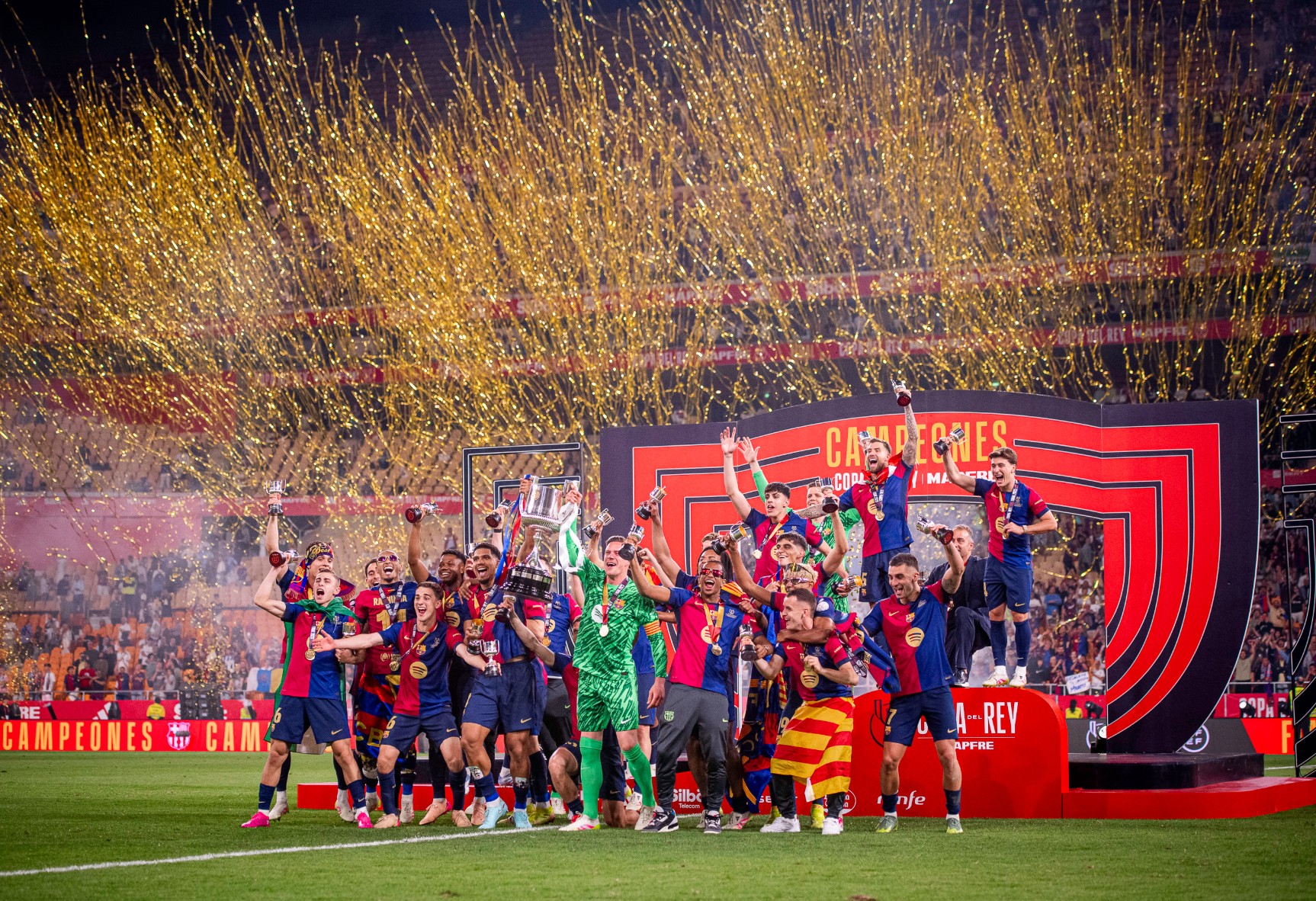 Usai Perayaan Juara Copa del Rey, Barcelona Fokus Pulihkan Diri demi Kejar Treble