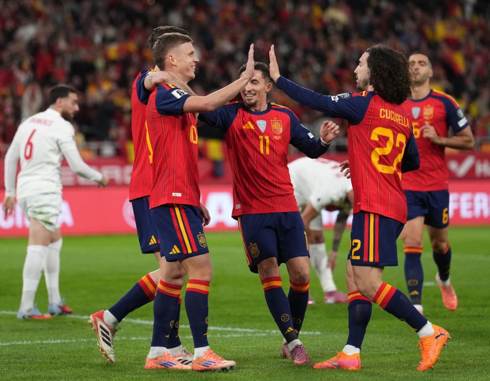 Hasil Kualifikasi Piala Dunia 2026: Belgia Pesta Gol, Spanyol Imbang