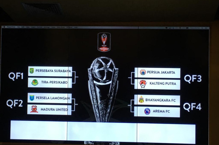 Jadwal Laga Babak Delapan Besar Piala Presiden 2019