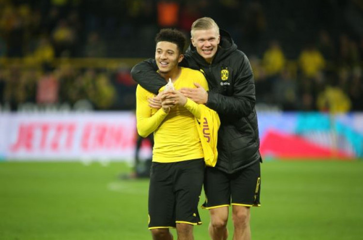 Masa Depan Cerah Borussia Dortmund di Tangan Jadon Sancho dan Erling Haaland