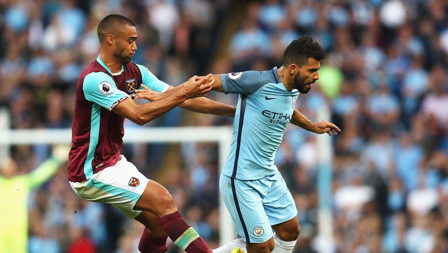 Aguero Terancam Absen Di Derby Manchester Akibat Sikut Pemain West Ham
