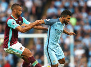 Aguero Terancam Absen Di Derby Manchester Akibat Sikut Pemain West Ham