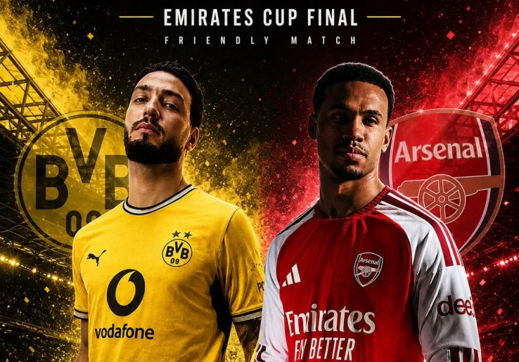 Prediksi dan Statistik Arsenal vs Borussia Dortmund: Emirates Cup Membara di London Utara