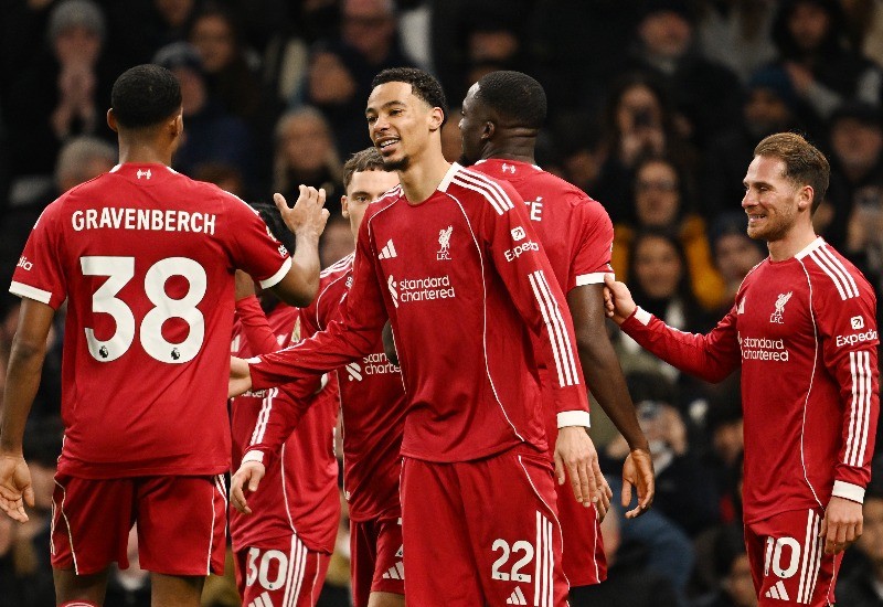 Hasil Premier League: Liverpool Menang di Markas Tottenham Hotspur, Arsenal Kembali ke Puncak