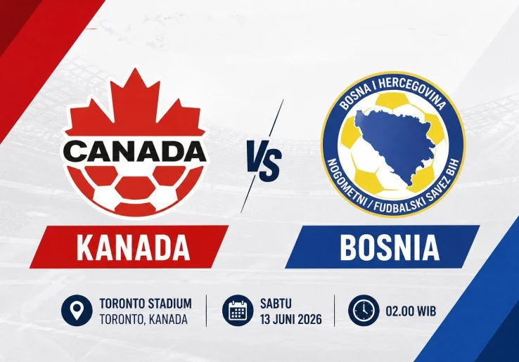 Prediksi dan Statistik Kanada vs Bosnia-Herzegovina: Tuan Rumah Bidik Sejarah