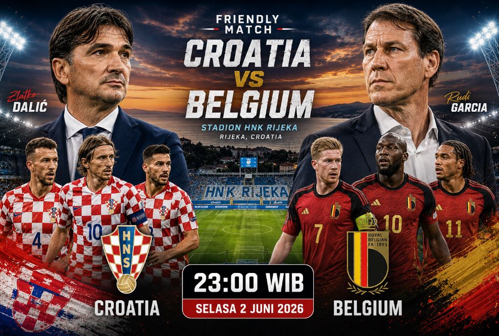 Prediksi dan Statistik Kroasia vs Belgia: Duel Dua Tim Kuda Hitam Piala Dunia 2026