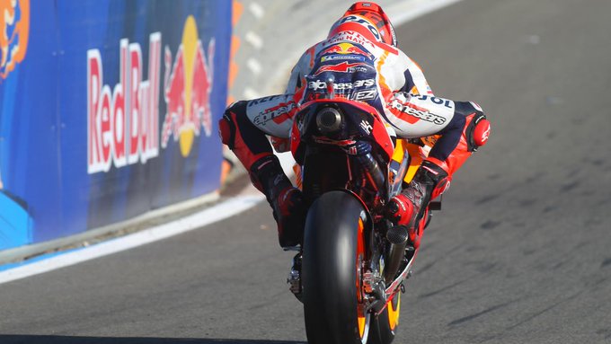 Manajer Repsol Honda Puji Semangat Marc Marquez