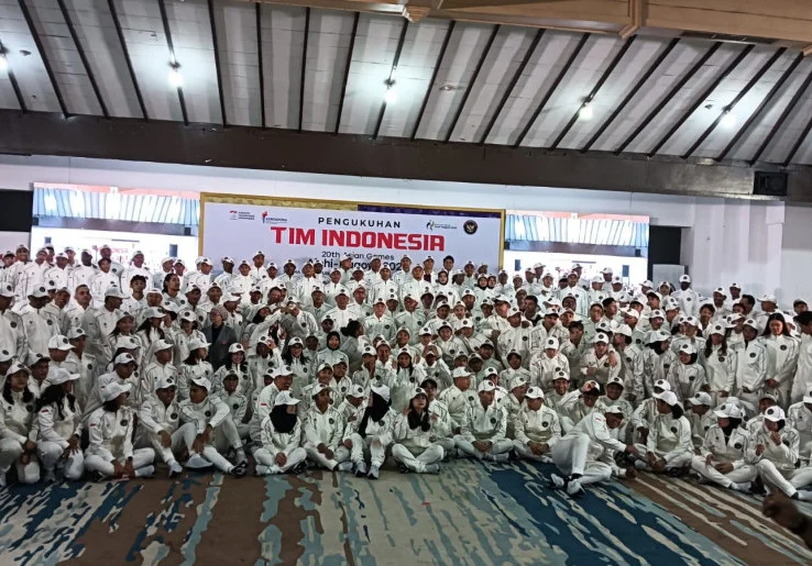 Tim Indonesia Untuk Asian Games 2026 Resmi Dikukuhkan, Target 4 Emas Diusung 430 Atlet