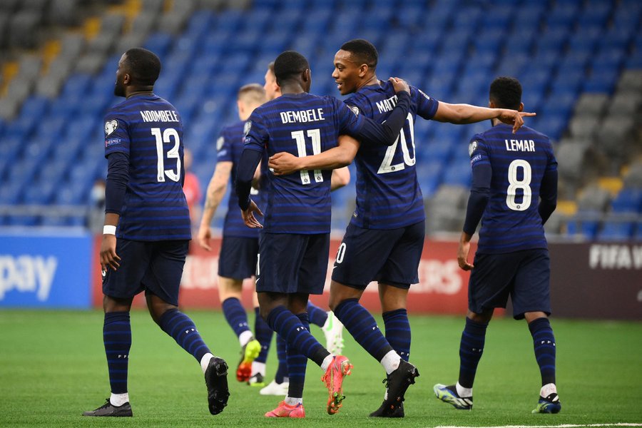 Kazakhstan 0-2 Prancis: Les Bleus Bangkit