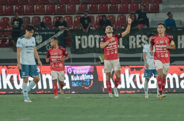 Hasil Liga 1: Bali United Bungkam Persita 3-0, RANS Nusantara Imbang Kontra PSM