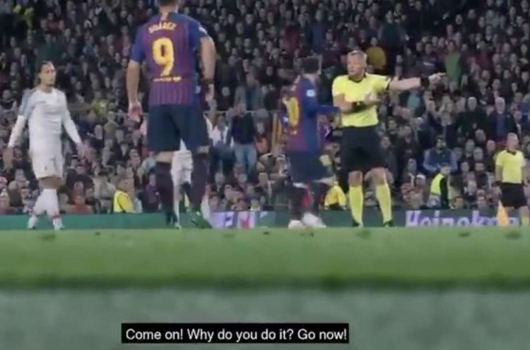 Terungkap, Lionel Messi Pernah Dimarahi Wasit karena Tak Hormati Liverpool