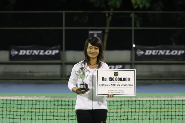Priska Madelyn Masuk Nominee Penghargaan Tenis Bergengsi