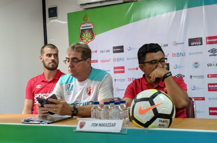 Ditahan Imbang Bhayangkara FC, Pelatih PSM Singgung Laga Bali United Vs Persija yang Tanpa Injury Time