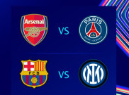  Arsenal Tantang PSG, Barcelona Hadapi Inter Milan