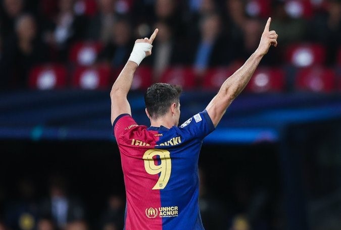 Barcelona Vs Brest: 101 Gol dari Robert Lewandowski