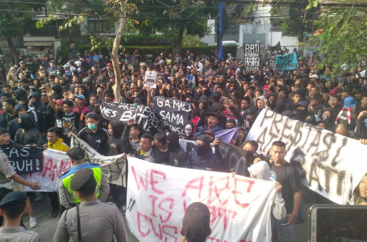Geruduk Kantor Persib Bandung, Bobotoh Punya Lima Tuntutan