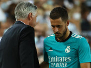 Ancelotti Persilahkan Eden Hazard Angkat Kaki dari Real Madrid