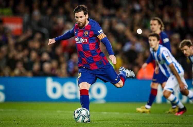 Hasil Pertandingan Liga-liga Eropa: Lionel Messi Bawa Barcelona ke Puncak Klasemen