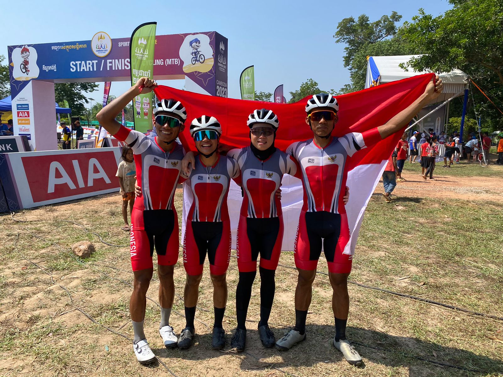Indonesia Raih Medali Emas Kesembilan dari Mixed MTB Cross Country