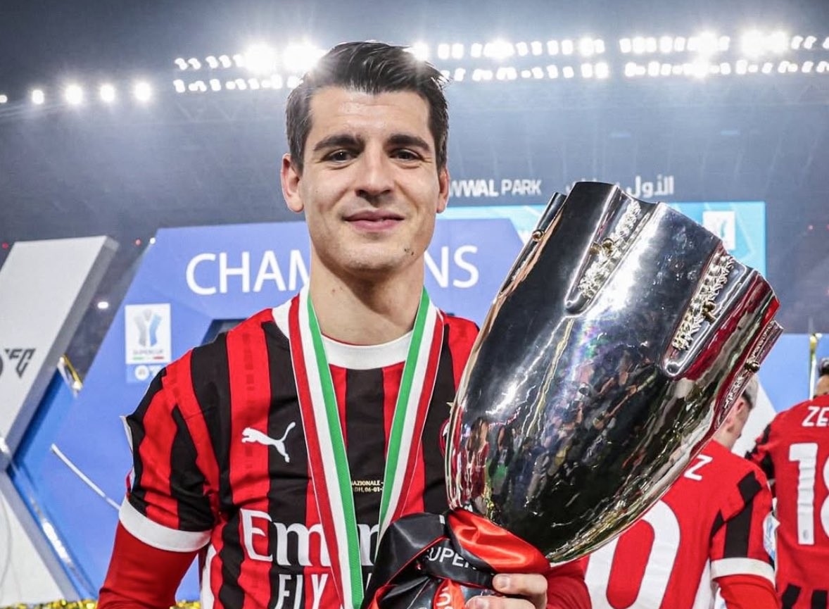 Menelisik Perjalanan Alvaro Morata di AC Milan yang Baru Seumur Jagung