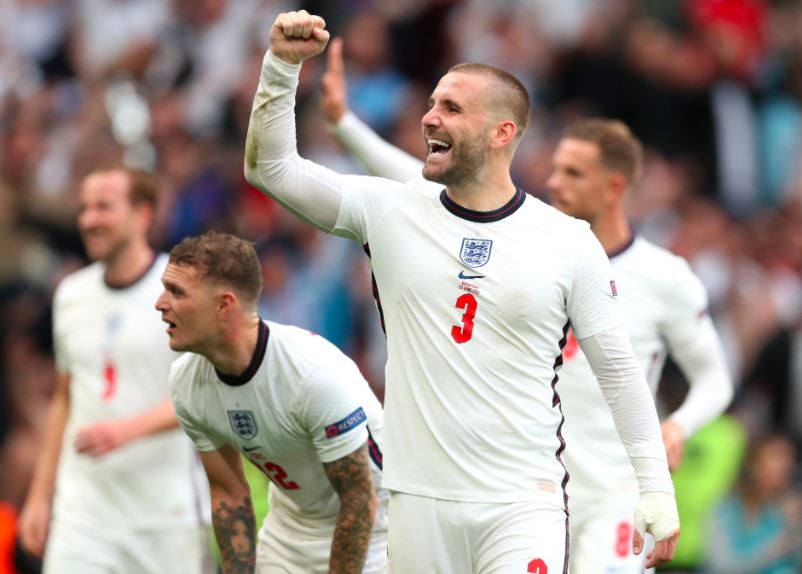 Inggris Vs Denmark, Sengitnya Duel Bek Kiri antara Shaw dengan Maehle
