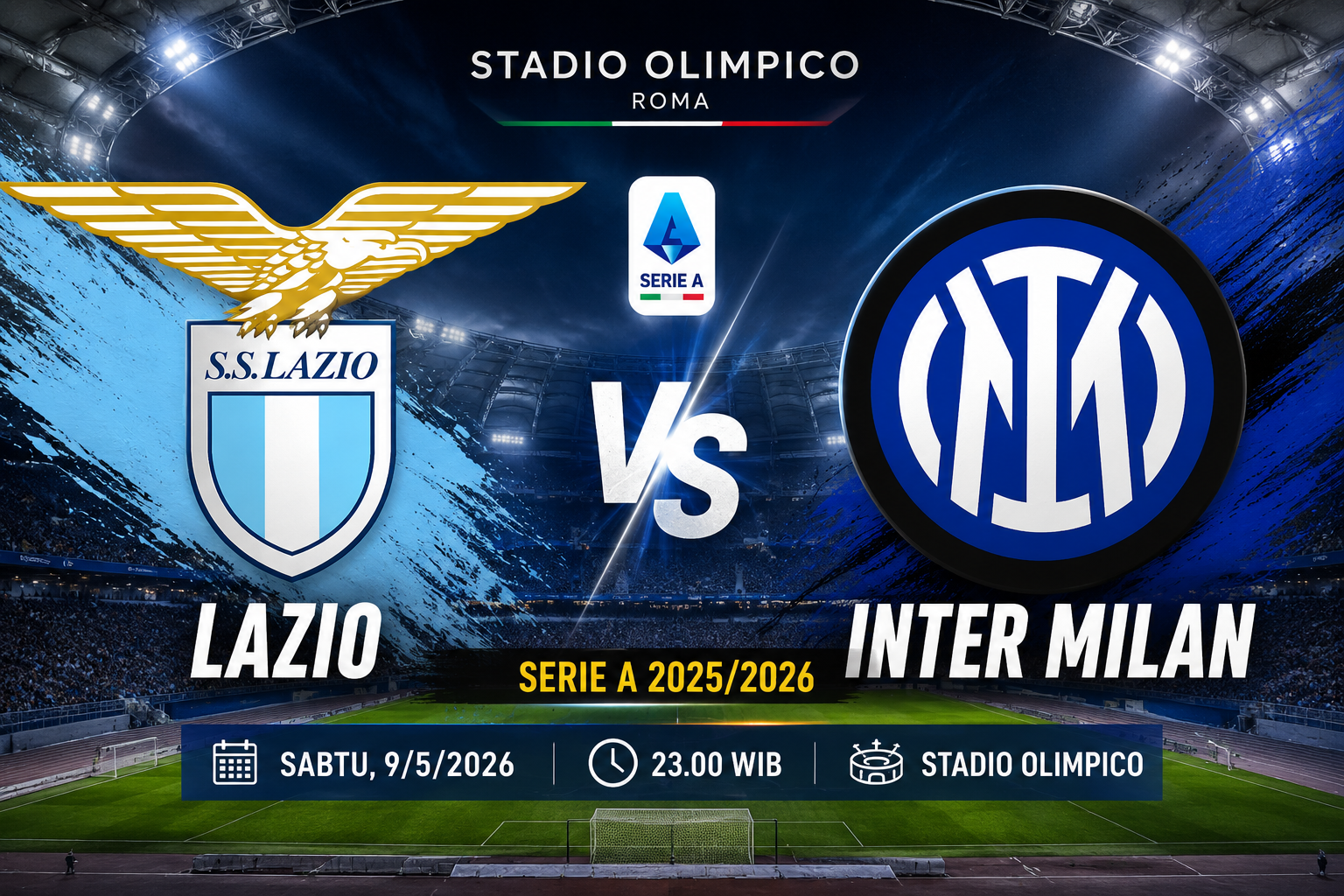 Prediksi dan Statistik Lazio vs Inter Milan: Uji Coba Sebelum Final Coppa Italia