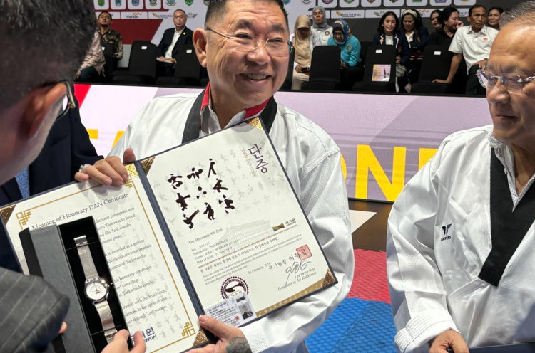 Ketum PBTI Puji Perhatian Jerry Hermawan Lo terhadap Taekwondo Indonesia 