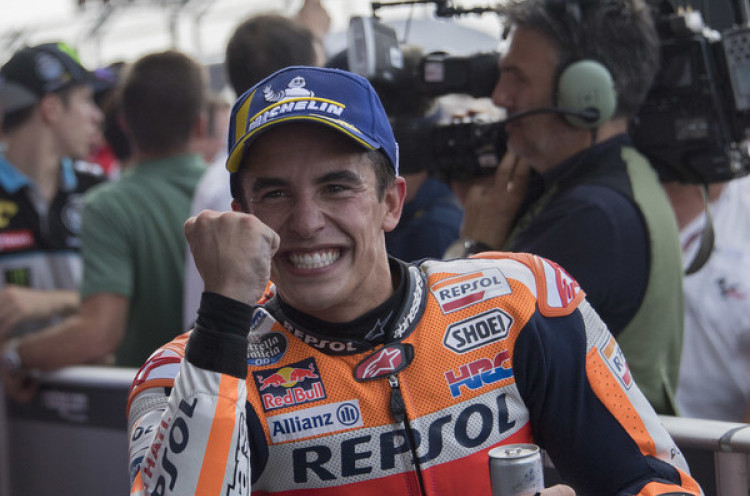 Marc Marquez Tahan Sakit demi Kualifikasi MotoGP Valencia