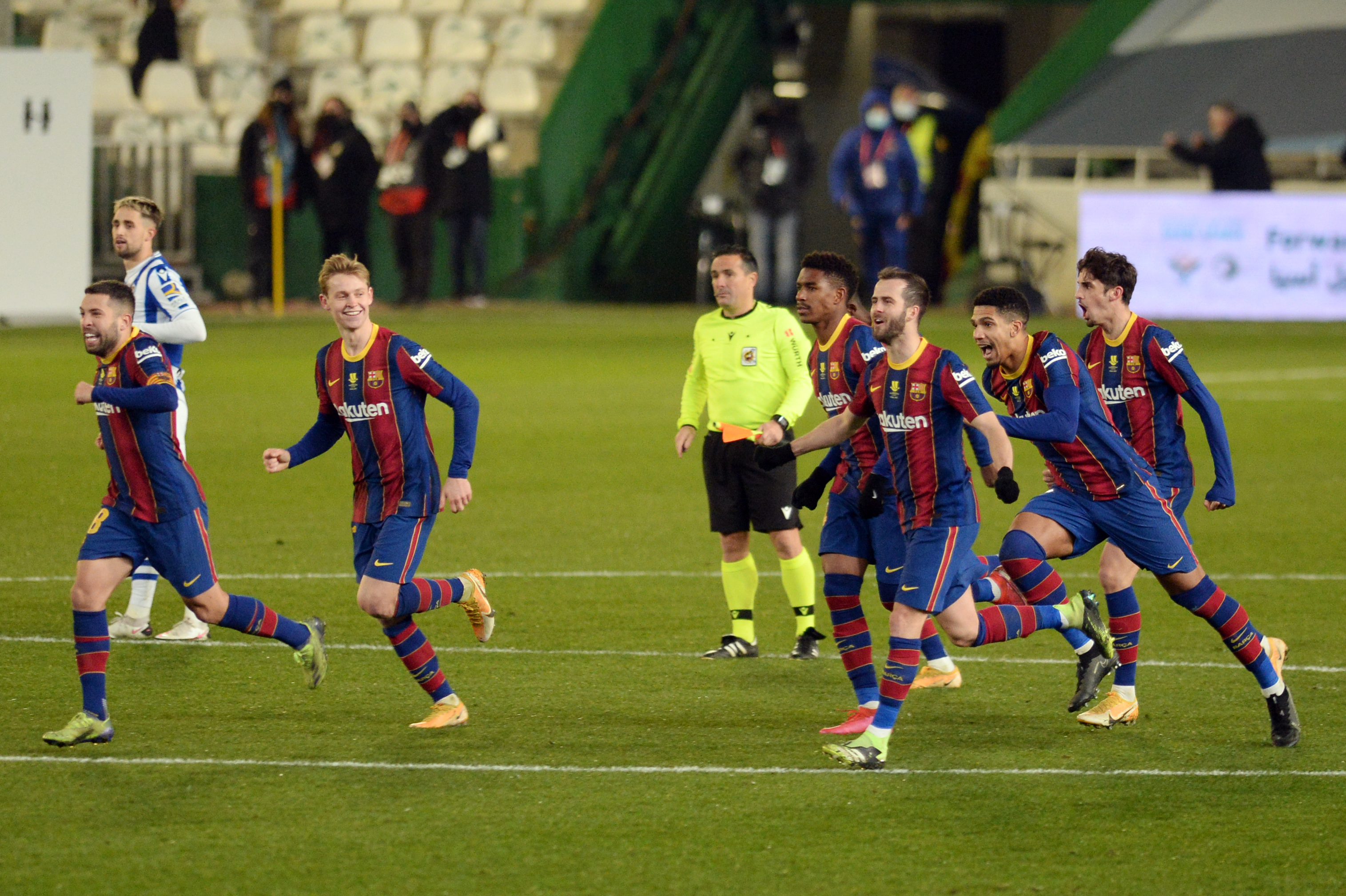 Piala Super Spanyol: Lewat Adu Penalti, Barcelona Melaju ke Final