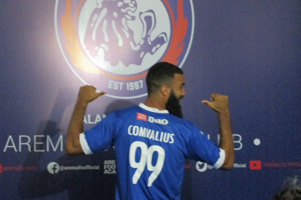 Sylvano Comvalius Bertekad Kembalikan Ketajamannya bersama Arema FC di Liga 1 2019