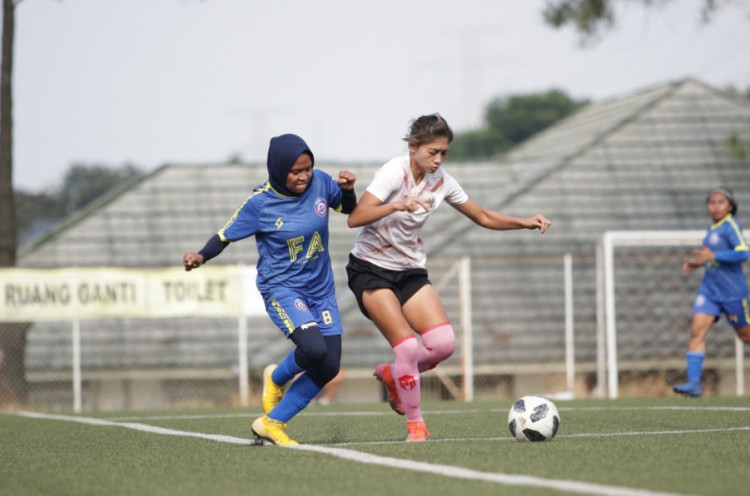 Timnas Putri Indonesia Menang 4-0 Jelang Kualifikasi Piala Asia 2022