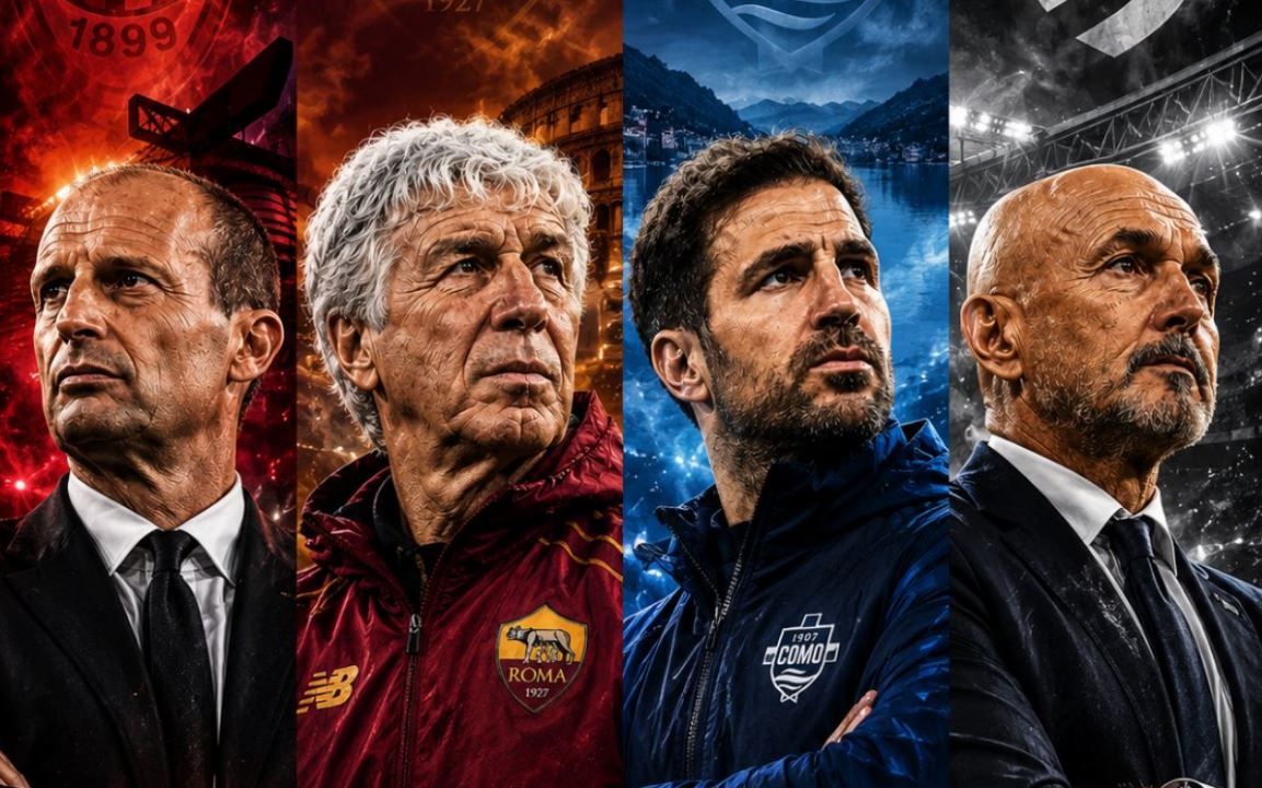 Perebutan Zona Liga Champions di Serie A: AC Milan, AS Roma, Como, dan Juventus Saling Sikut