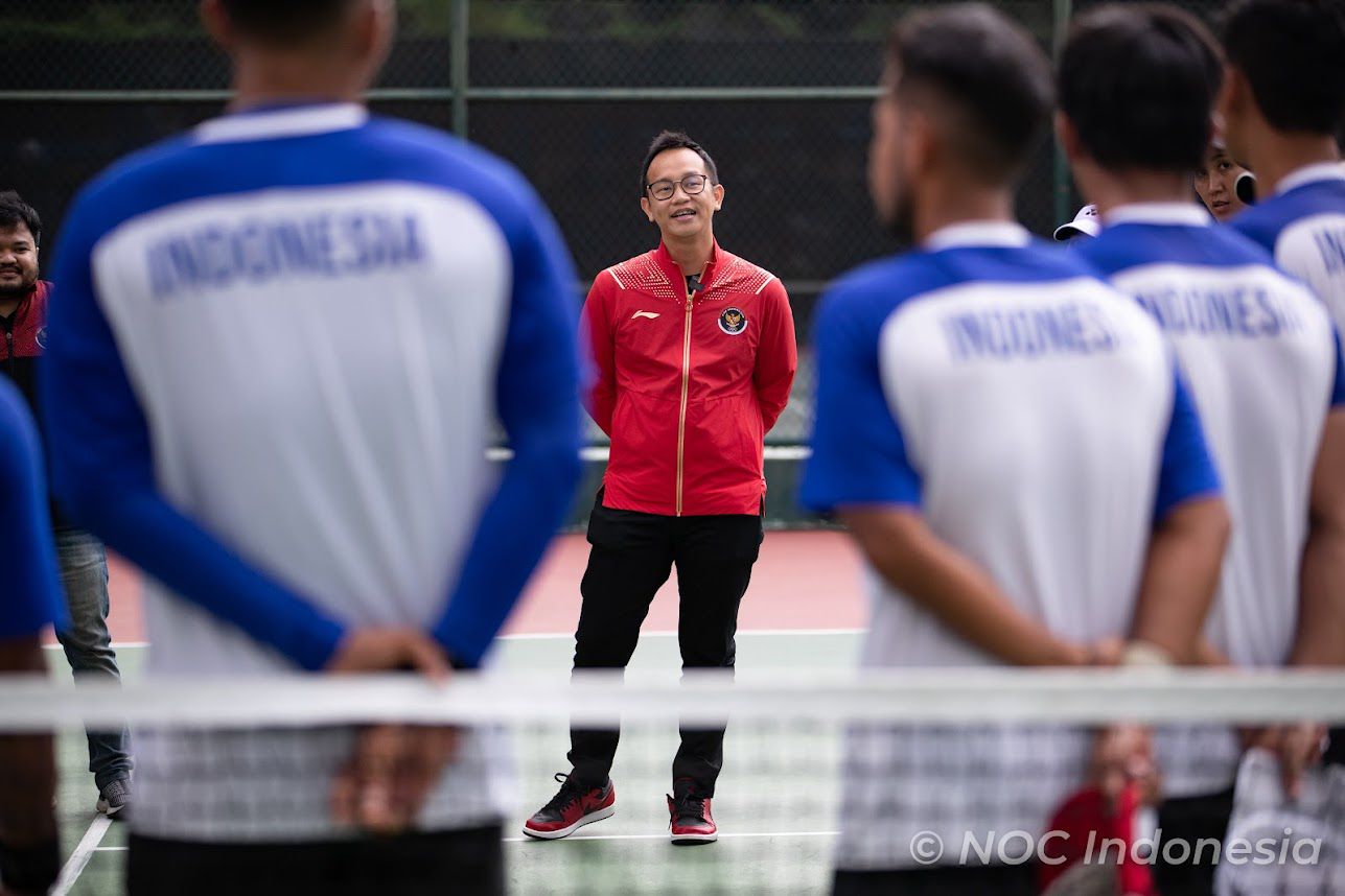CdM SEA Games 2023 Beri Suntikan Motivasi kepada Tim Soft Tenis
