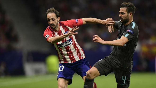Juanfran Yakin Atletico Tumbangkan Barca