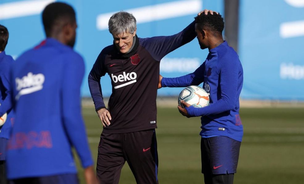 Quique Setien Seleksi Enam Pemuda Barcelona untuk Masuk Tim Utama