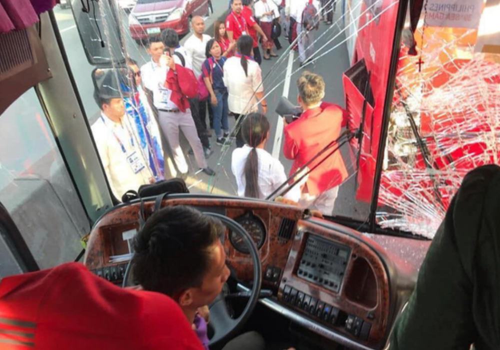 Bus Rombongan Atlet Vietnam Alami Kecelakaan saat Menuju Opening Ceremony SEA Games 2019