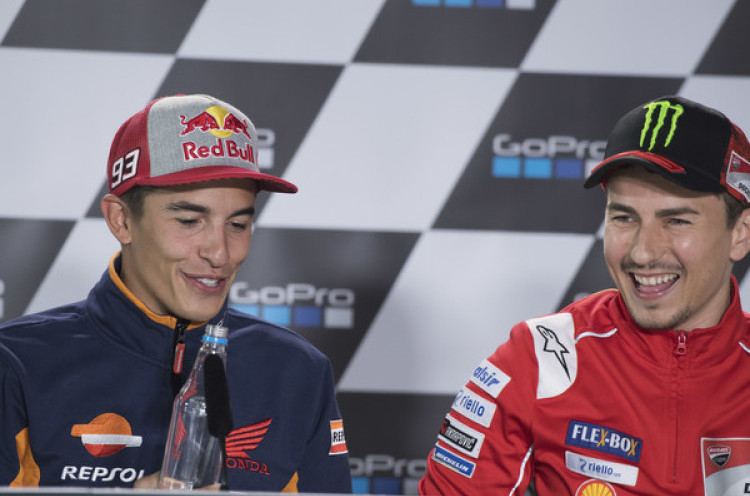 Honda Indikasikan Motor Marc Marquez dan Jorge Lorenzo akan Berbeda 