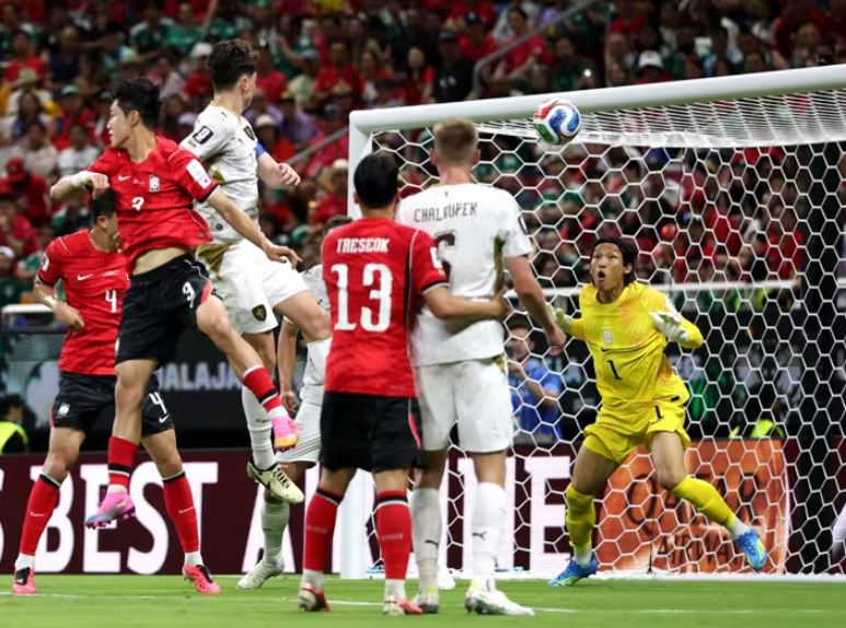 Korea Selatan mendominasi penguasaan bola atas Ceko