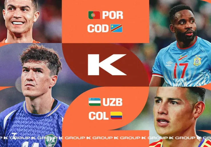 Profil Grup K Piala Dunia 2026: Portugal Jadi Favorit, Kongo, Uzbekistan, dan Kolombia Saling Sikut