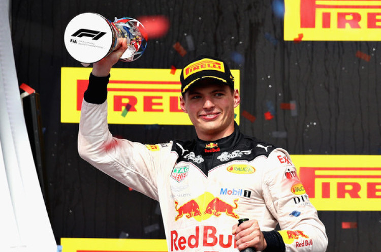 Sepatu Max Verstappen Sampai Rusak Gara-gara Bekerja Keras untuk Finis Kedua 