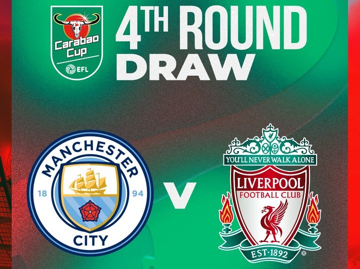 Undian Putaran Keempat Piala Liga Inggris: Man City Tantang Liverpool Sehari Usai Final Piala Dunia