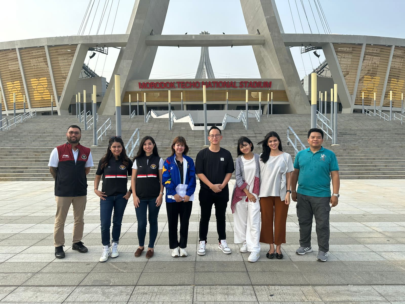 Berangkat ke Kamboja, CdM Lexy Tinjau Kesiapan Venue SEA Games 2023