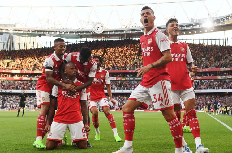 Hasil dan Klasemen Premier League: Arsenal Tak Terbendung, Liverpool Pesta Sembilan Gol