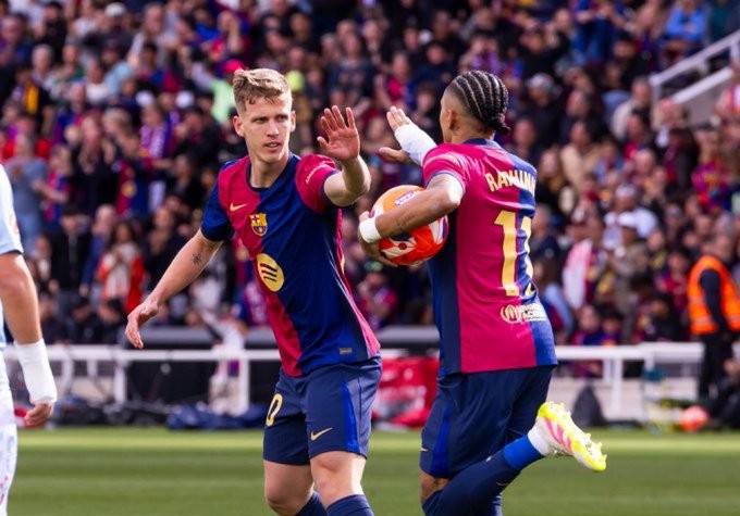 Gol Penalti Jelang Peluit Panjang Membawa Barcelona Menekuk Celta Vigo 4-3
