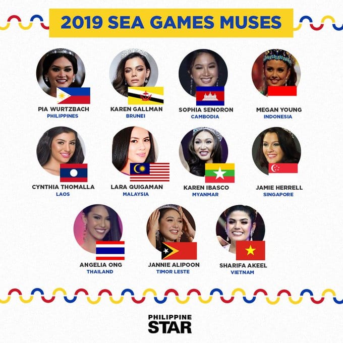 11 Ratu Kecantikan Filipina Meriahkan Opening Ceremony SEA Games 2019