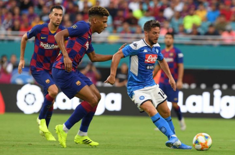 Liga Champions - Napoli Bisa Manfaatkan Situasi Buruk Barcelona