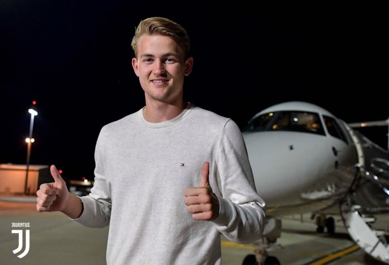 Tiba di Turin, Matthijs de Ligt Jadi Transfer Ketujuh Juventus di Musim Panas Ini