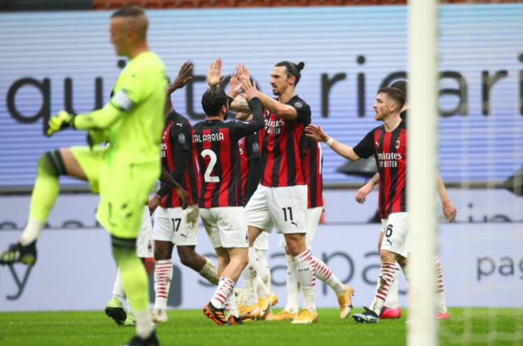 Milan 4-0 Crotone: Ibrahimovic Ukir Rekor, Rossoneri Kembali ke Puncak Klasemen